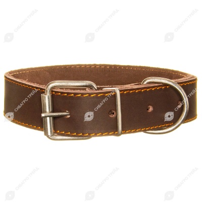 Ошейник №35 кожаный, КАСКАД