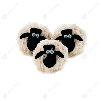 Набор игрушек для кошек "Барашек КАКСЫН" шоу-бокс, 10 шт