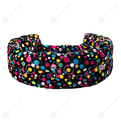 Лежанка КОНФЕТТИ №1 (50 * 40 * 18 см), BLACK CAT