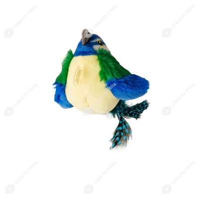 Игрушка интерактивная WOGY Птичка (19 * 6 см) для кошек, чирикает