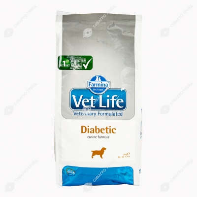 VET LIFE DIABETIC для собак (регулирование уровня глюкозы), 2 кг.