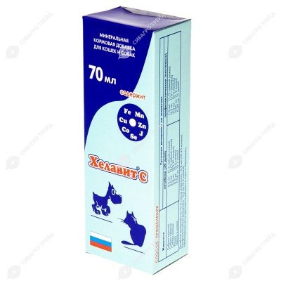 Хелавит С для кошек и собак, 70 мл