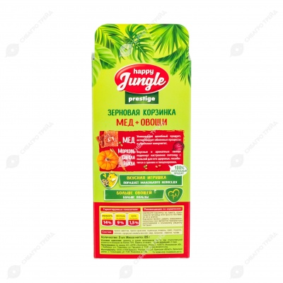 HAPPY JUNGLE PRESTIGE корзинки для грызунов с медом и овощами, 3 шт