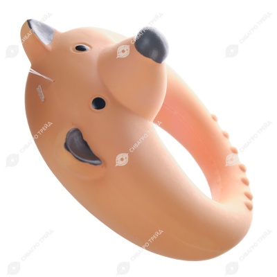 Игрушка ЛАТЕКС ZOO Кольцо-Лиса, 11 см