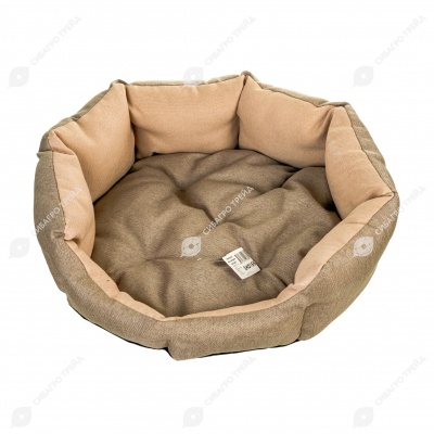 Лежанка ВОСЬМЁРКА круг (50 * 50 * 18 см), BLACK CAT