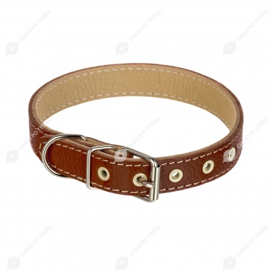 Ошейник №20 кожаный (ДВОЙНОЙ), ЧК