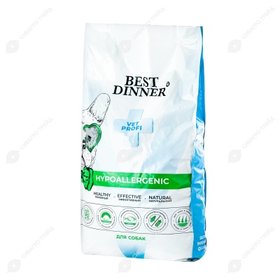 BEST DINNER VET PROFI Hypoallergenic для собак всех пород (СВИНИНА), 12 кг