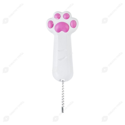Игрушка WOGY Указка лазерная Лапка для кошек, 5 проекций, фонарик