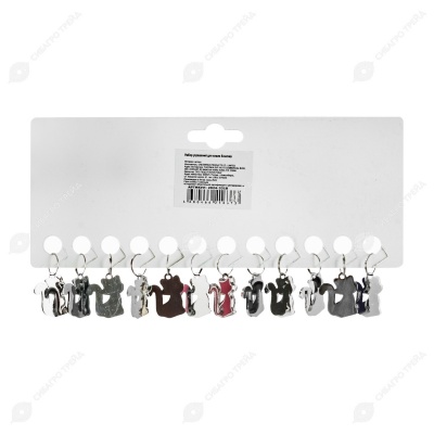 Набор украшений/брелоков WOGY Кошечка (2 * 1,5 см) для кошек, микс