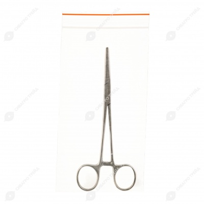 Зажим кровоостанавливающий, прямой, 160 мм