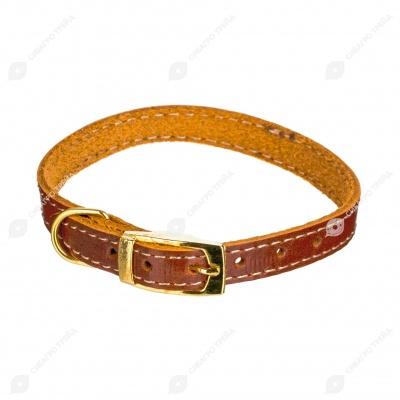 Ошейник №10 кожаный, ЧК
