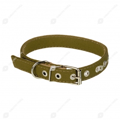 Ошейник №25 брезентовый (ДВОЙНОЙ), ЧК
