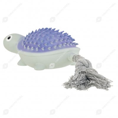 Игрушка ЛАТЕКС ZOO Черепаха с канатом, 26 см