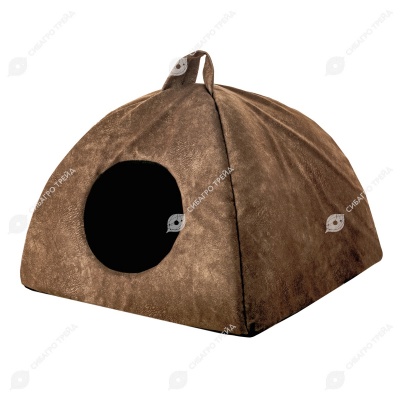 Домик поролоновый ВИГВАМ мебельн.ткань (50 * 50 * 50 см), BLACK CAT