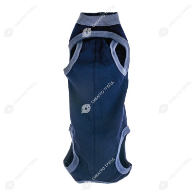 Попона трикотажная на молнии ПРЕМЬЕР №0,5 для кошек, размер М, ZОО текстиль