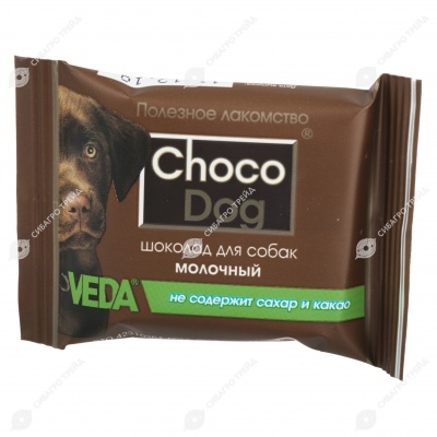 Лакомство CHOCO DOG шоколад для собак молочный, 15 г.