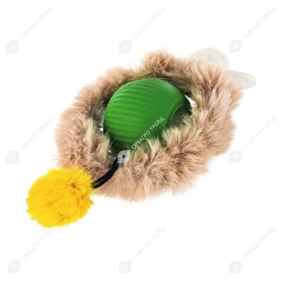 Игрушка WOGY Шар-Зайка для кошек, микс, USB-Type-C