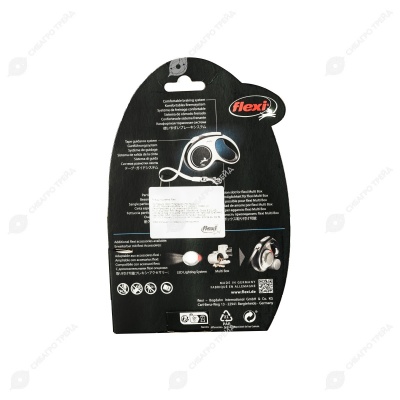 Рулетка COMFORT S (5 м, 15 кг) ремень, светло-синий, FLEXI