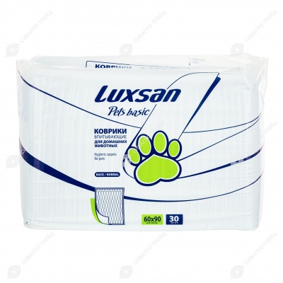 Пелёнки LUXSAN Basic 60 * 90 см, 30 шт.