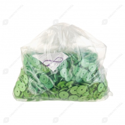 Бирка двойная для овец с номером, 500 шт