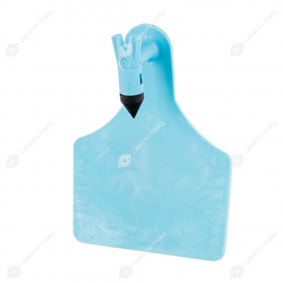 Бирка одинарная ALLFLEX LSN (84 * 62 мм) синяя (под аппликатор ALLFLEX), 100 шт