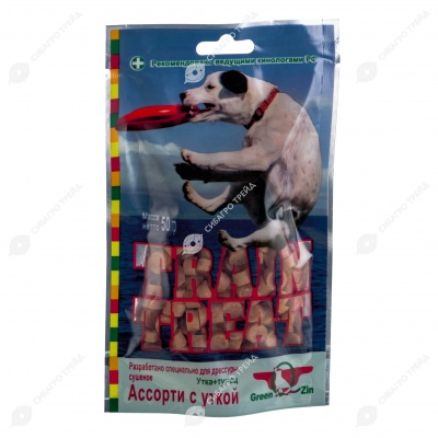 Лакомство ДРЕССУРА для собак (УТКА, ТУНЕЦ), 50 г,  GQ TRAIN TREAT