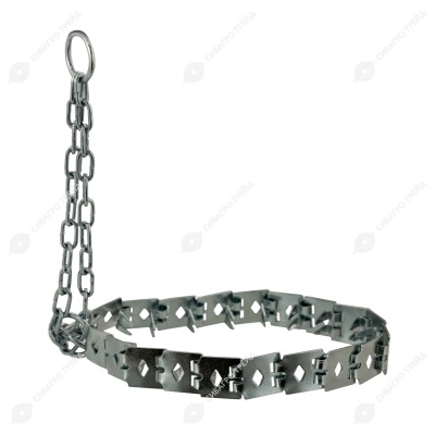 Ошейник (60 см * 27 мм * 1,5 мм) строгий пластинчатый цинк, ДАРЭЛЛ
