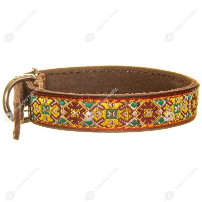 Ошейник №20 кожаный (ТЕСЬМА), КАСКАД