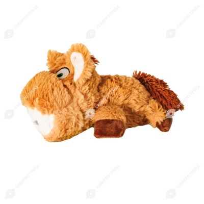 Игрушка-пищалка мягкая Осел (25 * 11 * 10 см) для собак с отверстием, NUNBELL