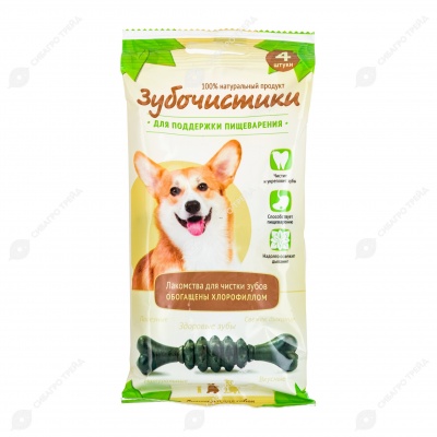 Лакомство Зубочистики ''Мятные'' для собак средних пород, 4 шт.