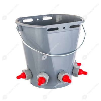 Ведро д/кормления ягнят/козлят 5 сосок 