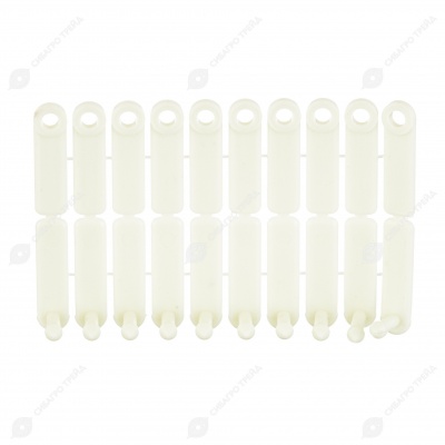 Бирка двойная прямоугольная для мелких животных (собаки, овцы, козы) без номера, 500 шт