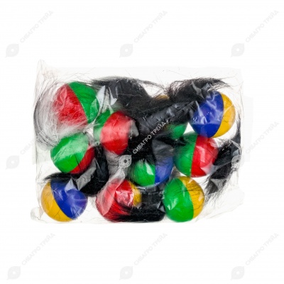 Погремушка малая с мехом, 10 шт, ЗООНИК