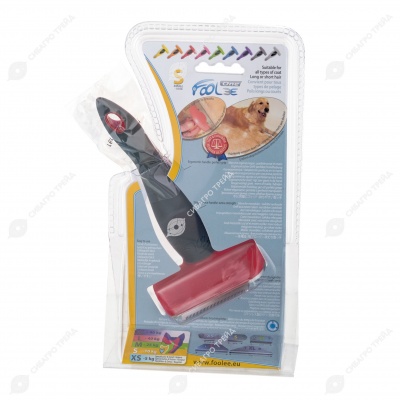 Расческа FOOLEE ONE SMALL Для собак мелких пород, кошек и кроликов (4,5 см).