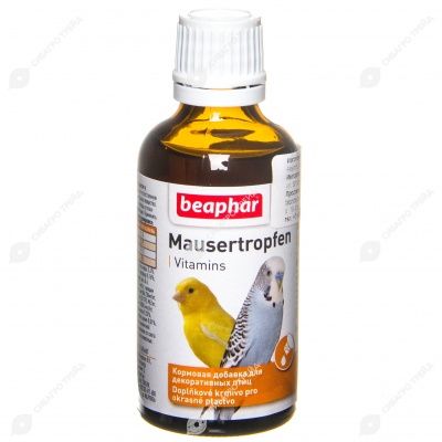 MAUSERTROPFEN для птиц, 50 мл, BEAPHAR