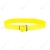 Ошейник для КРС на кольцевой пряжке, желтый