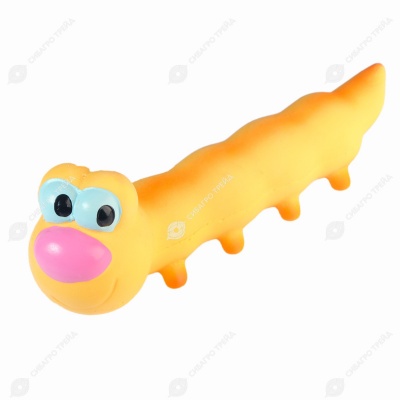 Игрушка ЛАТЕКС ZOO Гусеница, 19 см
