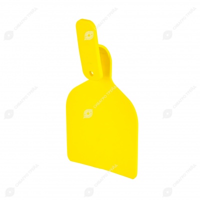 Бирка ушная КРС мягкая (70 * 95 мм) под нож-аппликатор, 50 шт