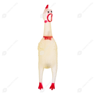 Игрушка-пищалка WOGY Курица (30 * 7 см) для собак, мигает
