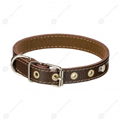 Ошейник №17 кожаный (ПОДКЛАД), ЧК