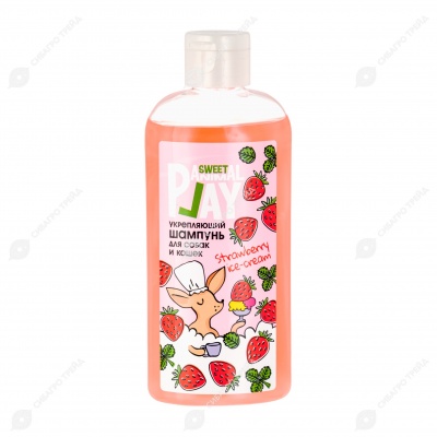 ANIMAL PLAY SWEET шампунь для собак и кошек КЛУБНИЧНОЕ МОРОЖЕНОЕ, 300 мл