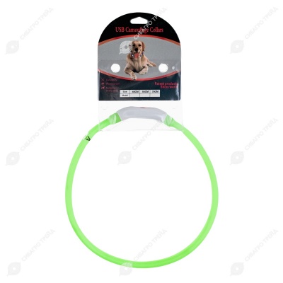Ошейник для собак светящийся (55 * 1,5 см) 10LED, микс. NUNBELL.