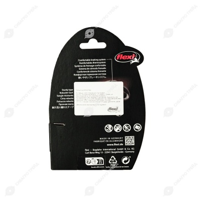 Рулетка CLASSIC XS (3 м, 12 кг) ремень, синий, FLEXI