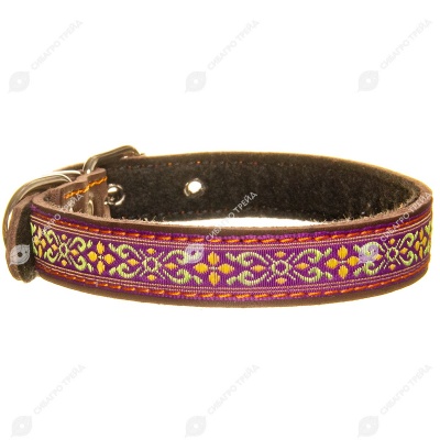 Ошейник №20 кожаный (СИНТЕПОН, ТЕСЬМА), КАСКАД