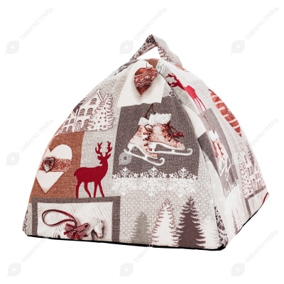 Домик поролоновый ВИГВАМ НОВЫЙ ГОД (43 * 43 * 43 см), BLACK CAT