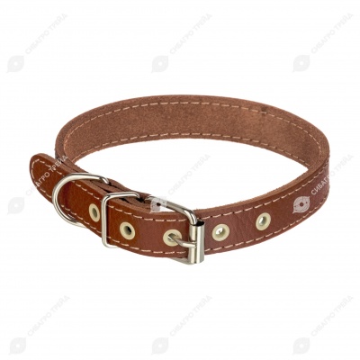 Ошейник №20 кожаный, ЧК