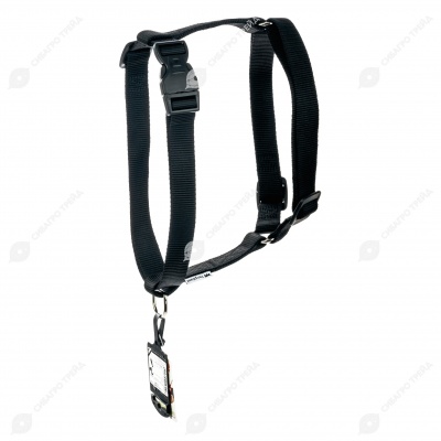 Шлейка CHAMPION P размер EXTRA Large (ОШ 53 - 84 см, ОГ 60 - 98 см, ширина 2,5 см), чёрный, FERPLAST