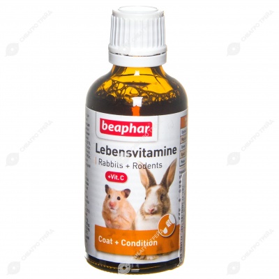 LEBENSVITAMINE для грызунов и кроликов, 50 мл, BEAPHAR
