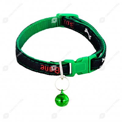 Ошейник для собак (34 * 1 см) с колокольчиком, микс, NUNBELL