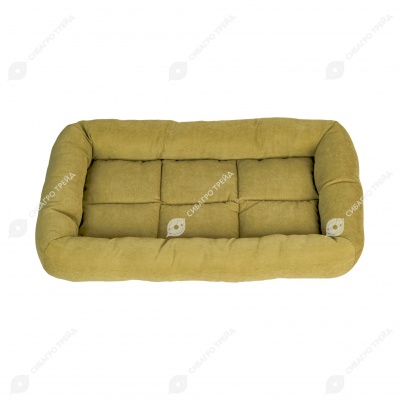 Лежанка БАТУТ-БАРХАТ №2 прямоугольная с валиком МИЛИТАРИ (54 * 37 * 7 см), ДАРЭЛЛ